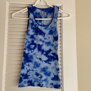 SL Los Angeles Blue Tie Dye Tank Top